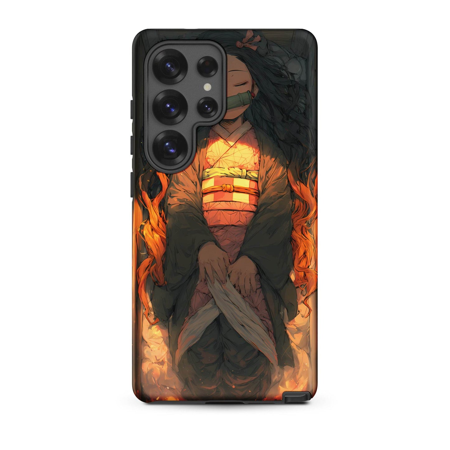 Sleeping Nezuko, Demon Slayer Anime Tough case for Samsung® - Chromavolt